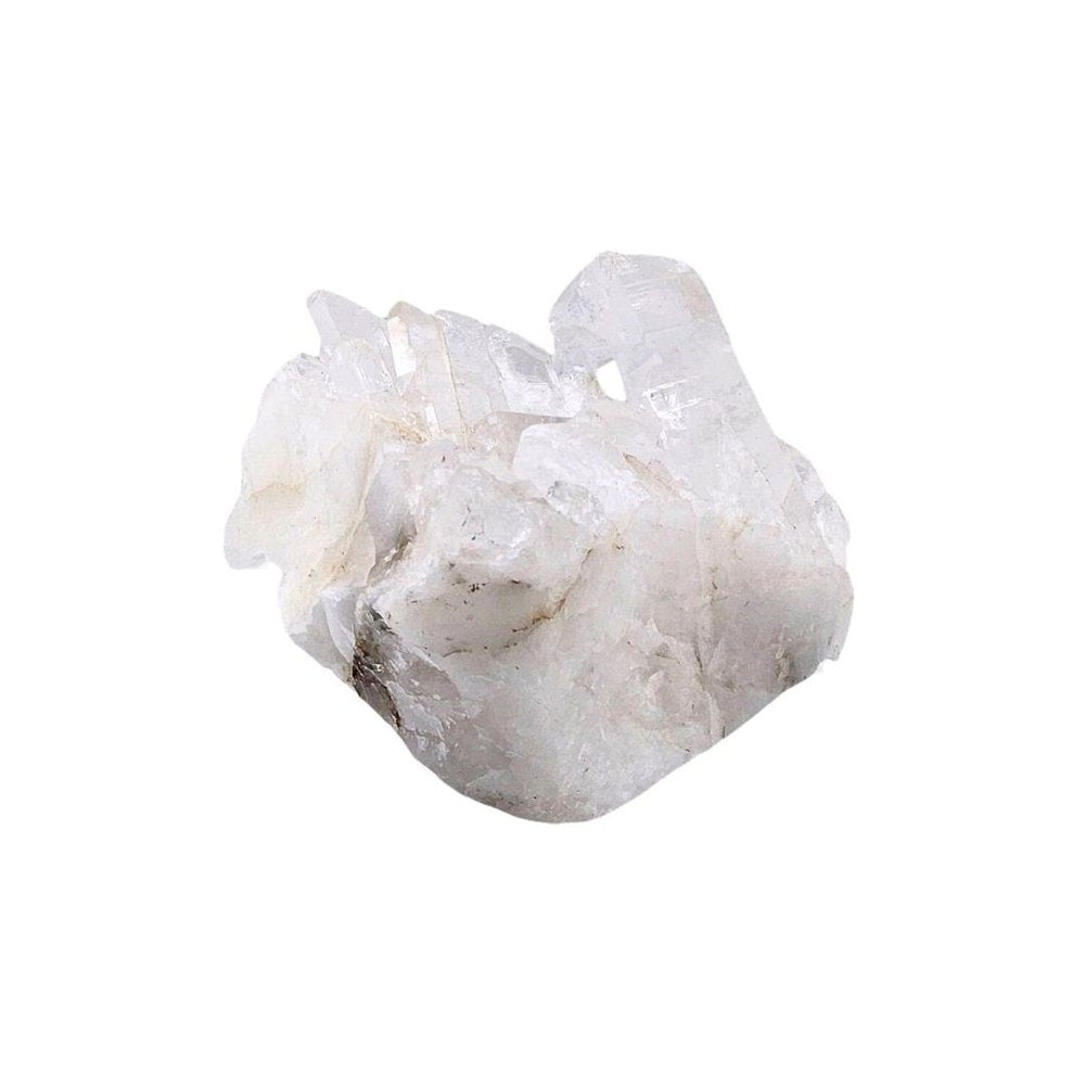 3" White Glass Crystal