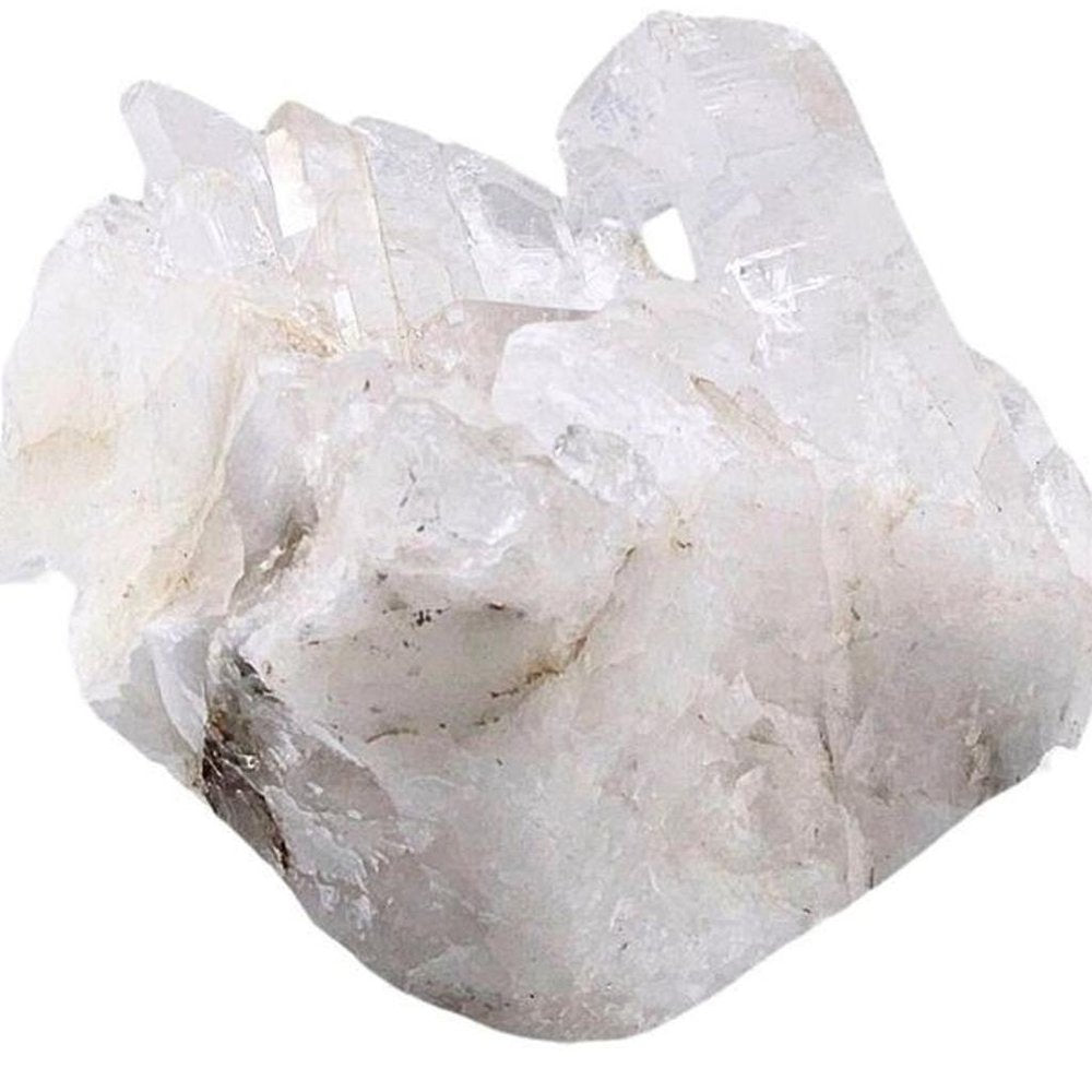 3" White Glass Crystal