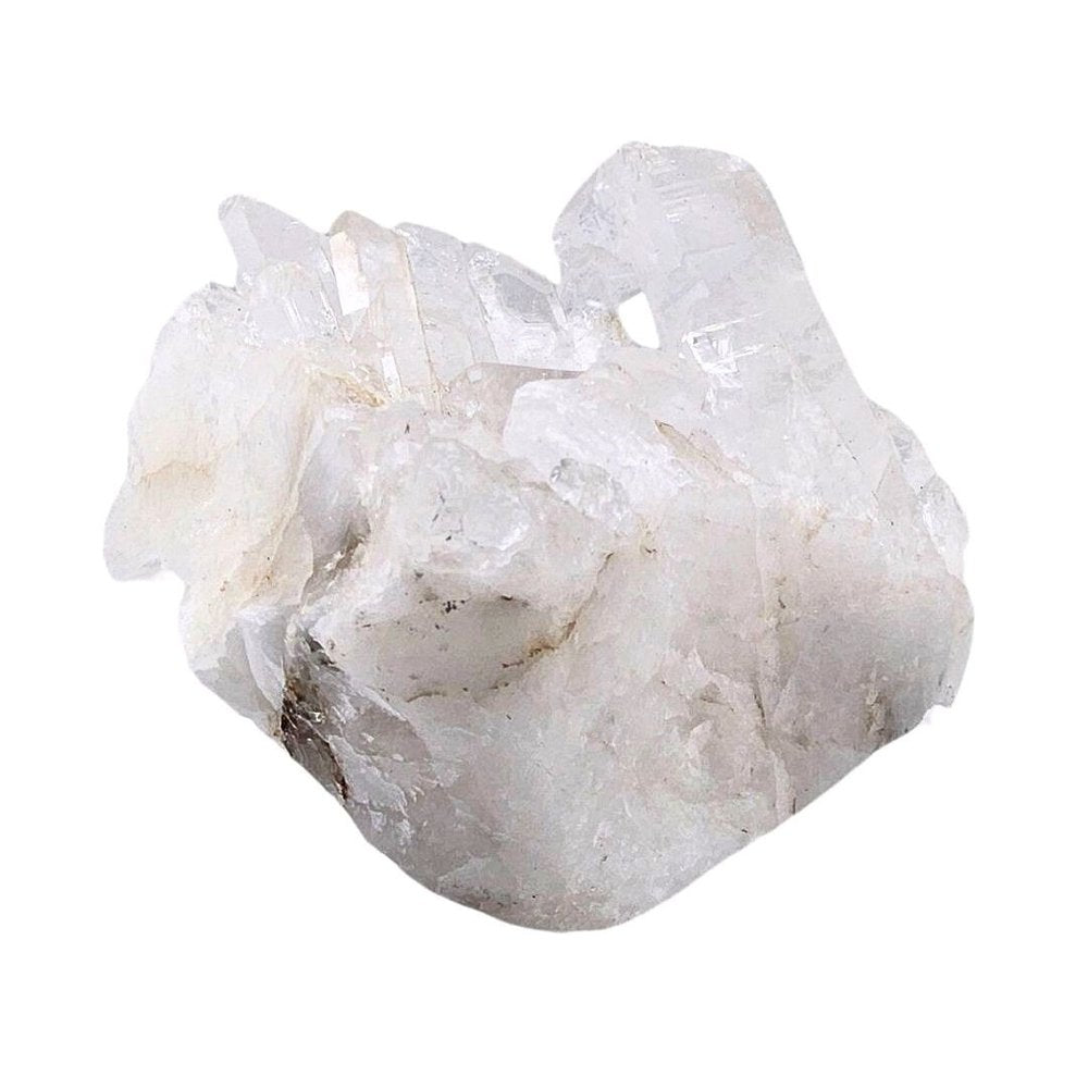 6" White Glass Crystal