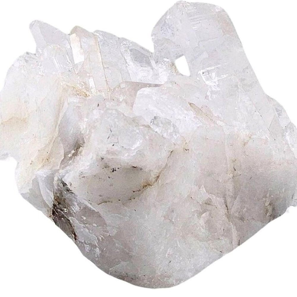 6" White Glass Crystal