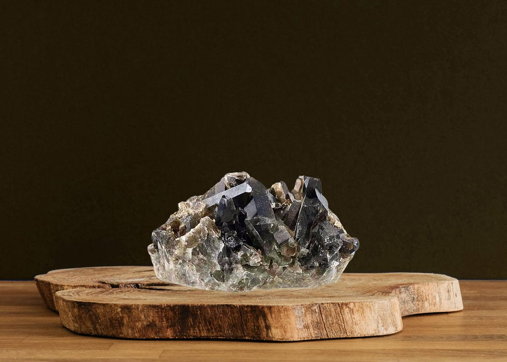 5" Black Glass Crystal