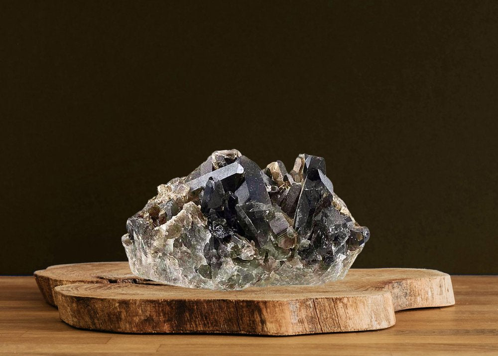 5" Black Glass Crystal