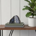 7" Gray Glass Crystal