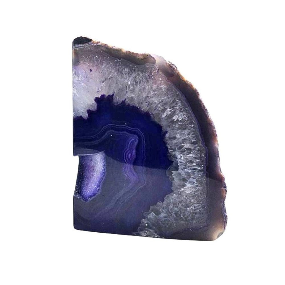 7" Purple Glass Crystal