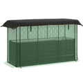 43" X 73" Green Steel Rectangular Planter Box