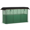 43" X 73" Green Steel Rectangular Planter Box