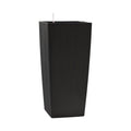 30" X 15" Black Recycled Plastic Rectangular Self Watering Planter Box