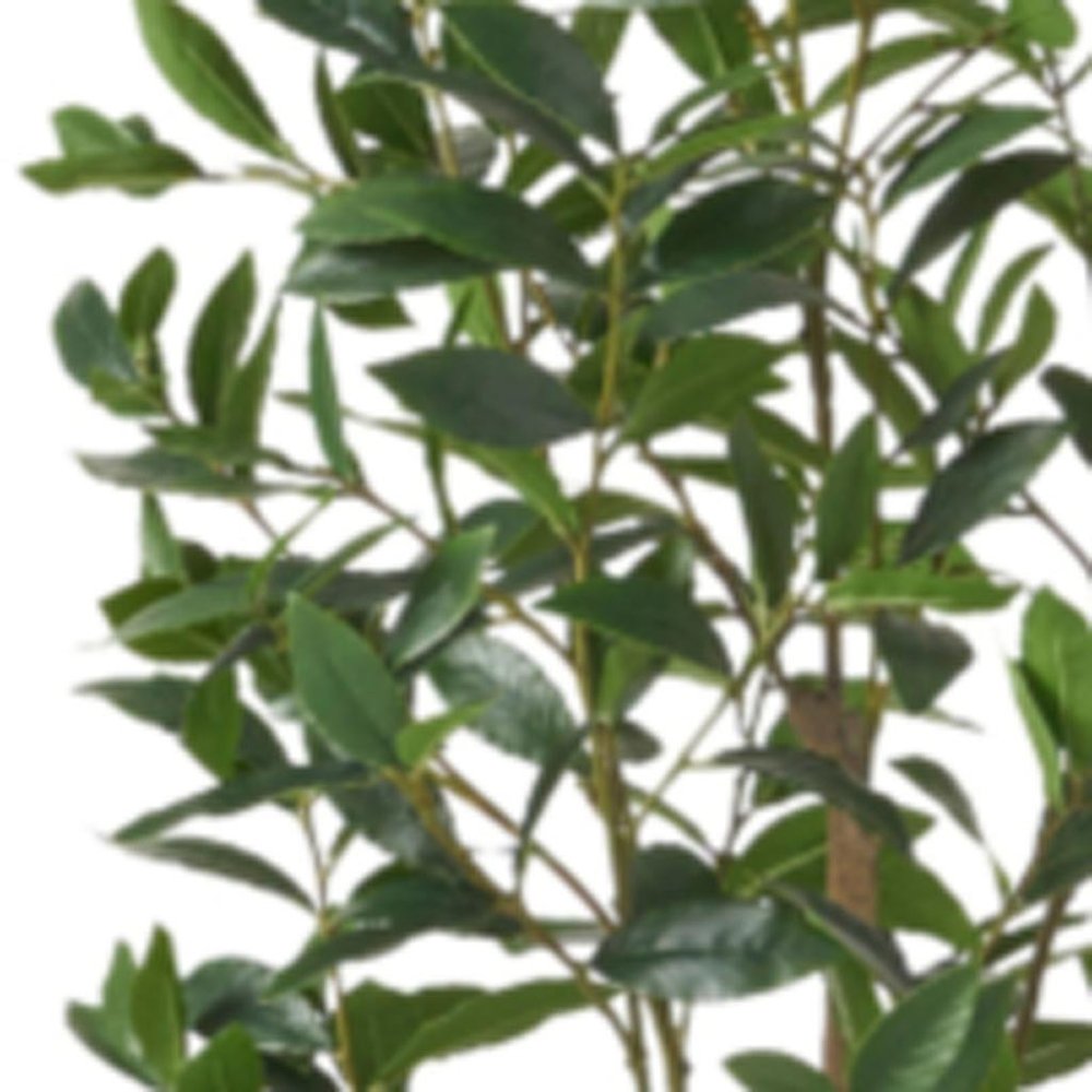 64" Green Artificial In Cylindrical Black Pot