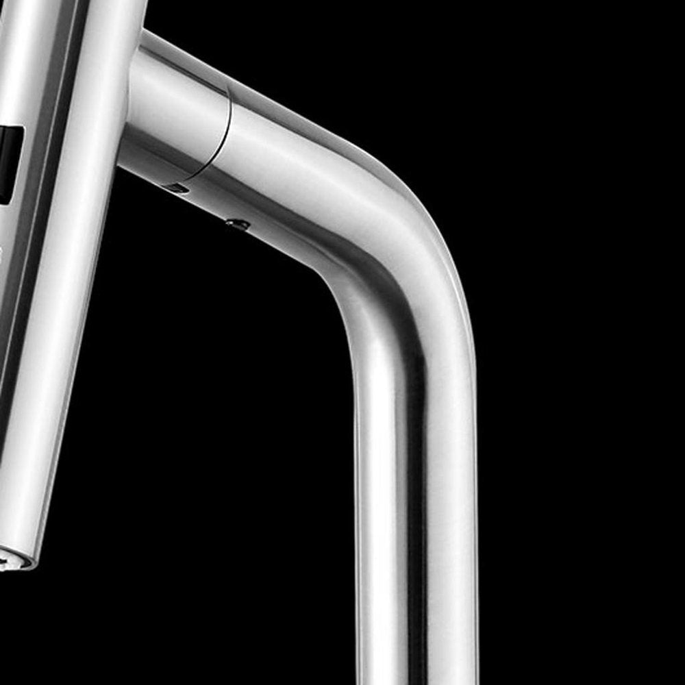 5" Silver Stainless Steel Bar Faucet