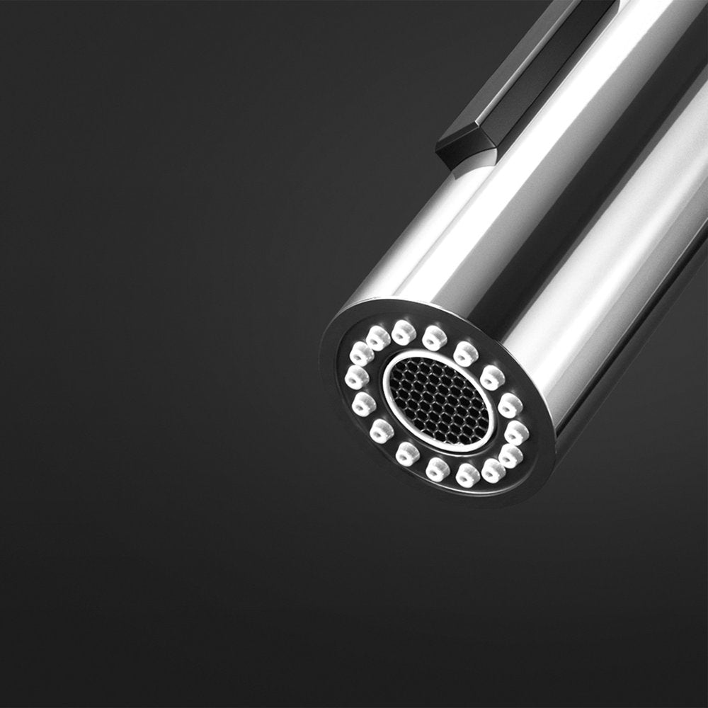 5" Silver Stainless Steel Bar Faucet