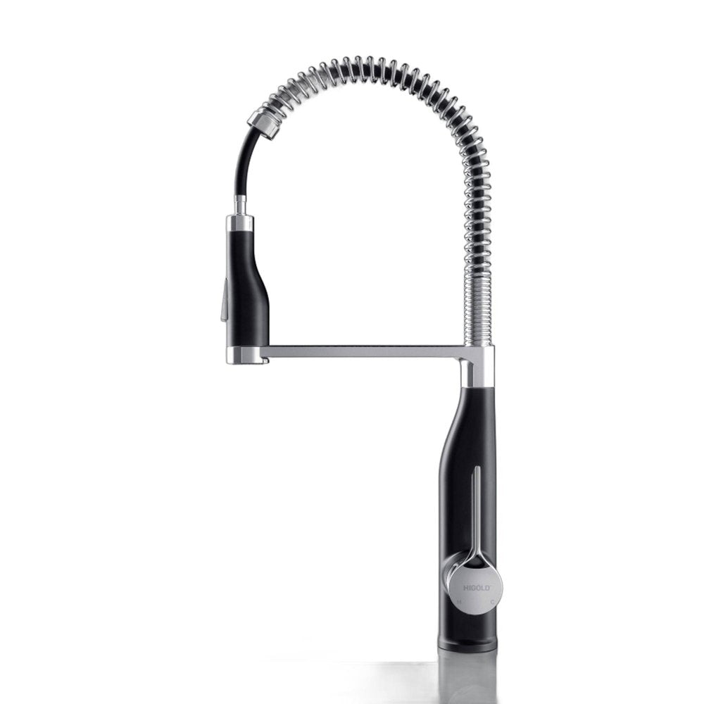 4" Black Stainless Steel Pull-Down Faucet