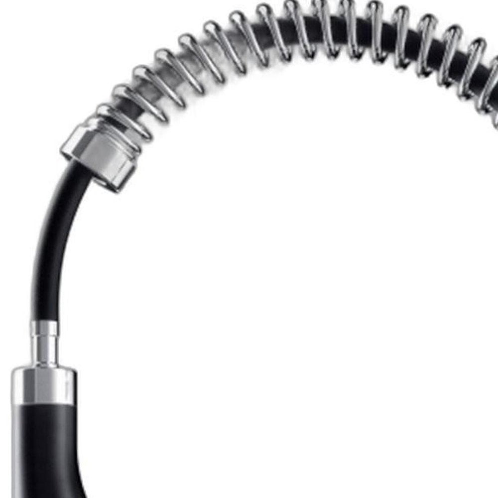 4" Black Stainless Steel Pull-Down Faucet