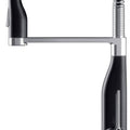 4" Black Stainless Steel Pull-Down Faucet