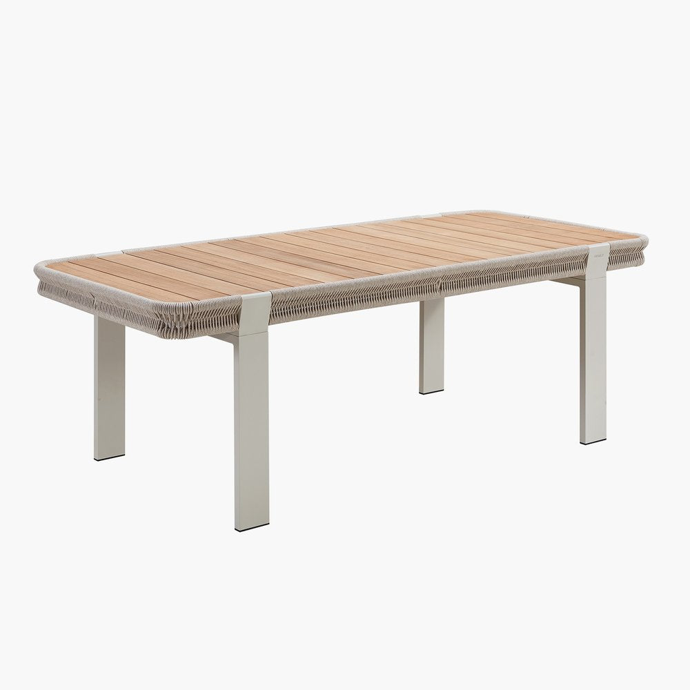 Seven Piece Light Brown and Beige Solid Wood Dining Set with Six Chairs - 25.00" H x 24.00" W x 24.00" D on a white background