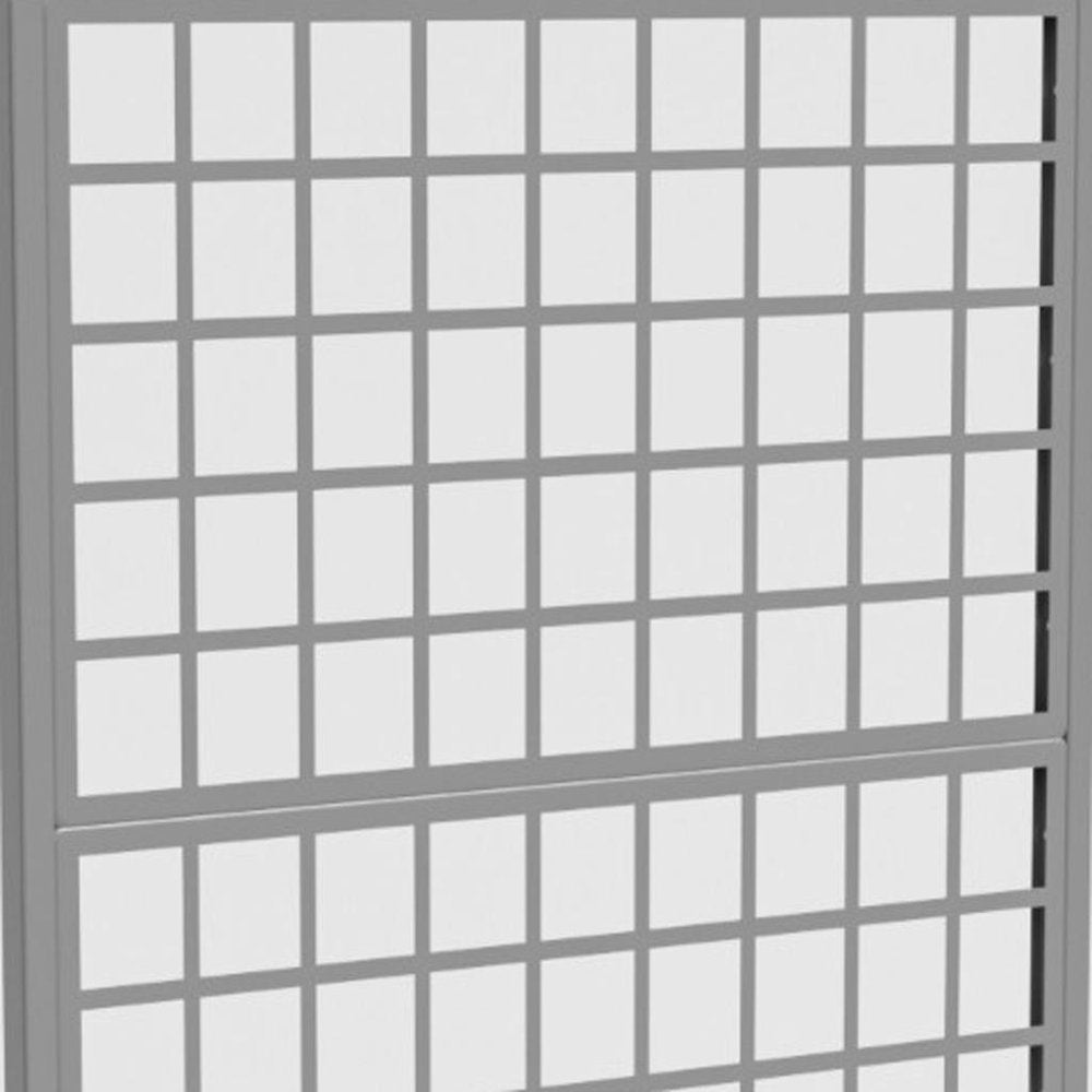 71" X 35" Gray Galvanized Metal Rectangular Planter Box