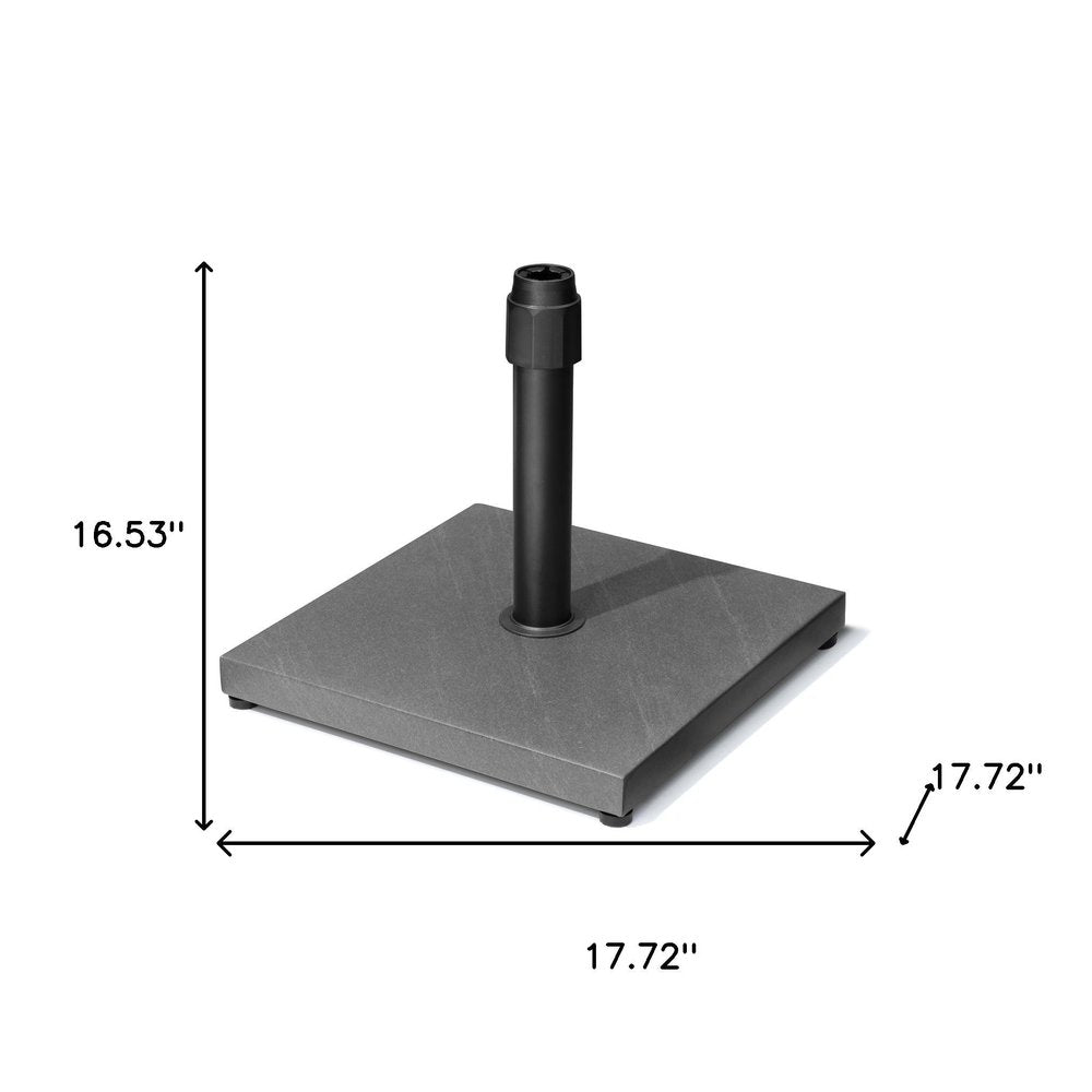 Gray Market Umbrella Steel In Ground Adjustable Umbrella Base