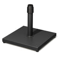 Black Market Umbrella Steel In Ground Adjustable Umbrella Base on a white background