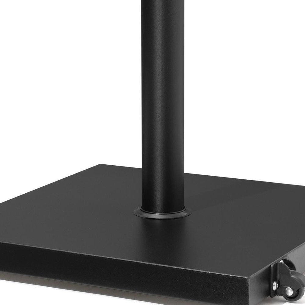 Black Market Umbrella Steel In Ground Adjustable Umbrella Base With Wheels - 17.12" H x 17.72" W x 17.72" D