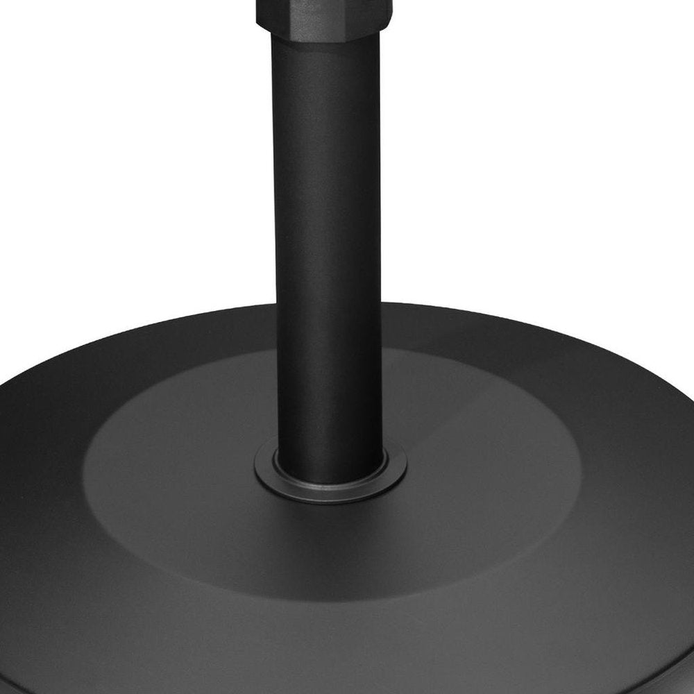 Black Market Umbrella Steel In Ground Adjustable Umbrella Base With Wheels - 18.90" H x 18.90" W x 18.90" D