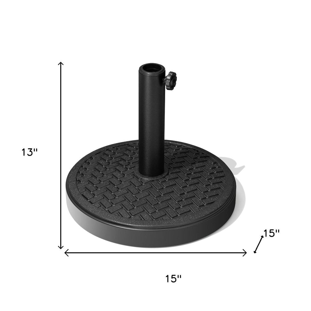 Black Market Umbrella Fillable Steel In Ground Adjustable Umbrella Base - SKU 721693