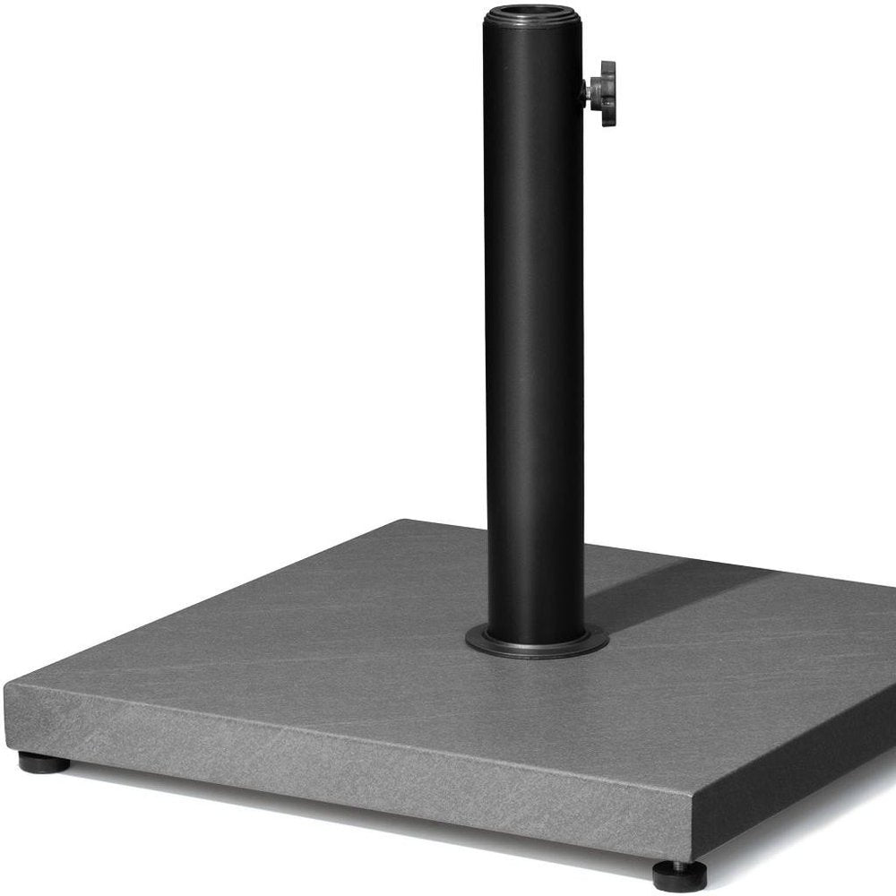 Gray Market Umbrella Fillable Steel In Ground Adjustable Umbrella Base
