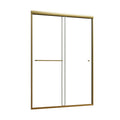 70" X 48" Aluminum and Glass Shower Door