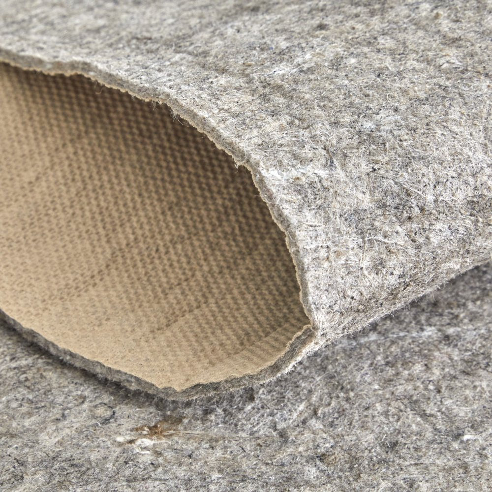 6' Round Gray Non Slip Rug Pad