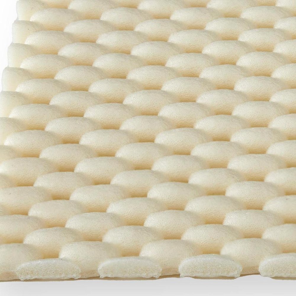 8' X 11' White Non Slip Rug Pad close-up detail