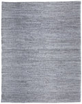 9' X 13' Gray And Ivory Handmade Indoor Outdoor Area Rug close-up detail
