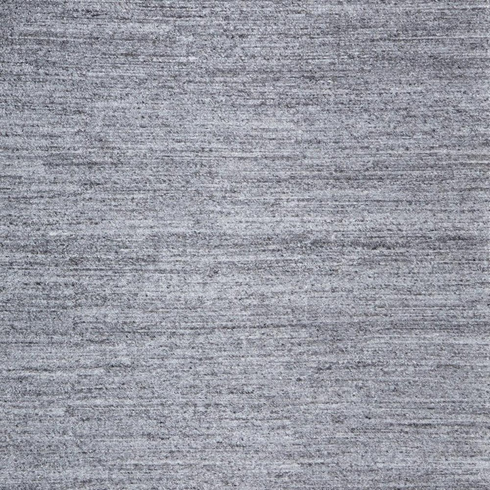 9' X 13' Gray And Ivory Handmade Indoor Outdoor Area Rug close-up detail