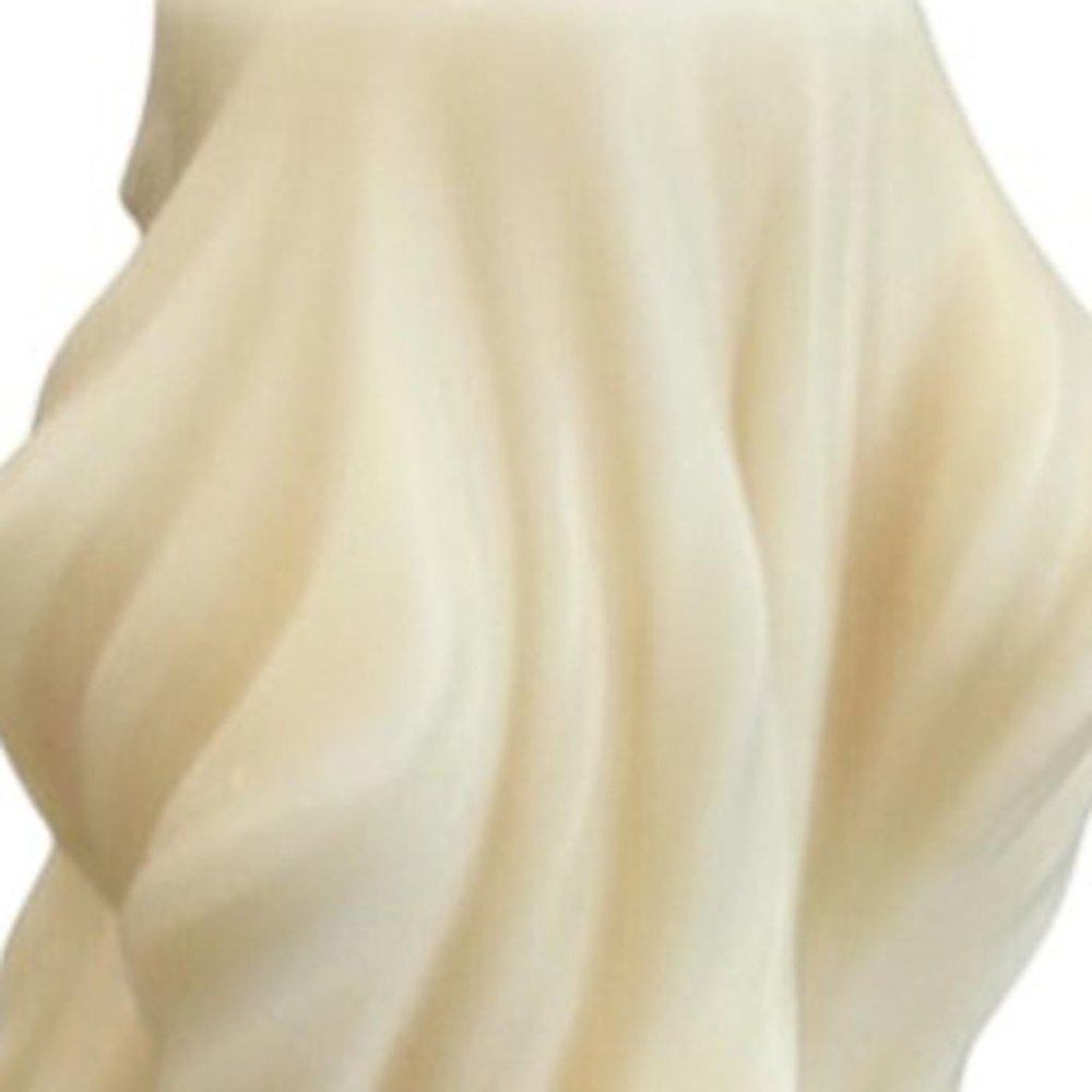 4" White Lavender And Sage Scented Dimensional Twist Candle