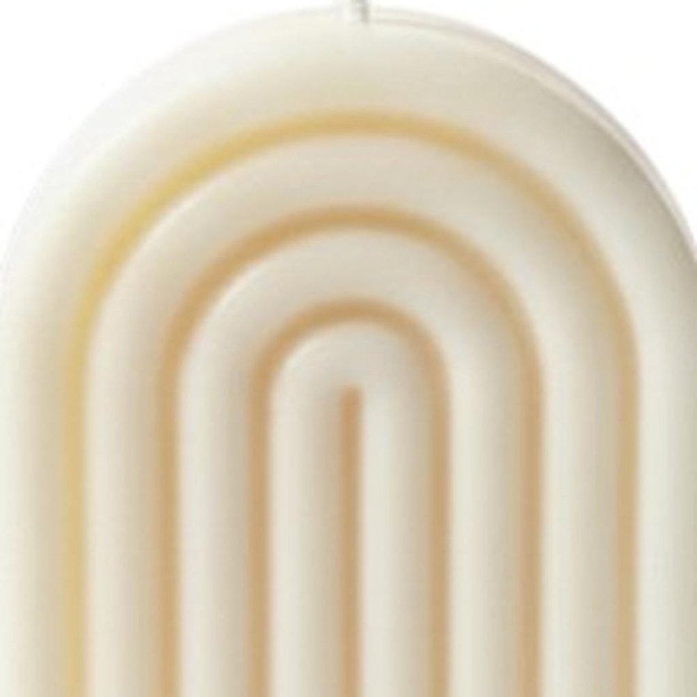 3" Ivory Unscented Candle Round Pillar