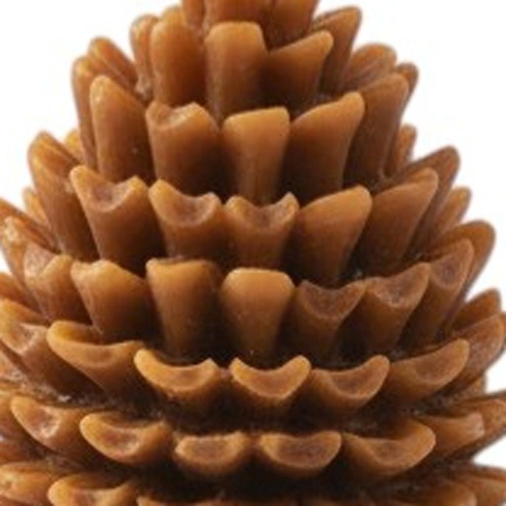3" Brown Autumn Harvest Scented Dimensional Pinecone Candle