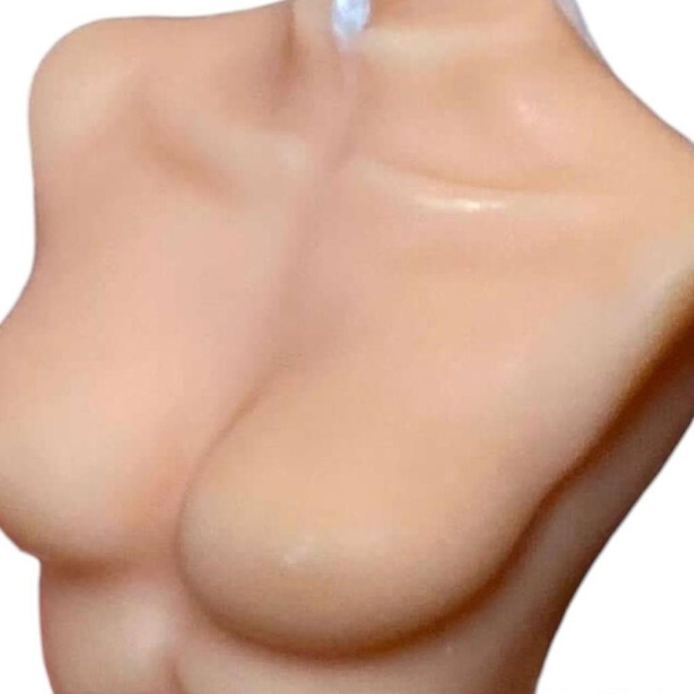 4" Natural Unscented Dimensional Female Form Candle