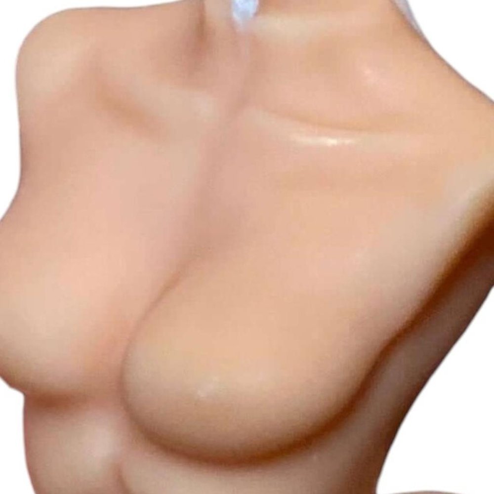 4" Natural Black Ice Scented Dimensional Female Form Candle
