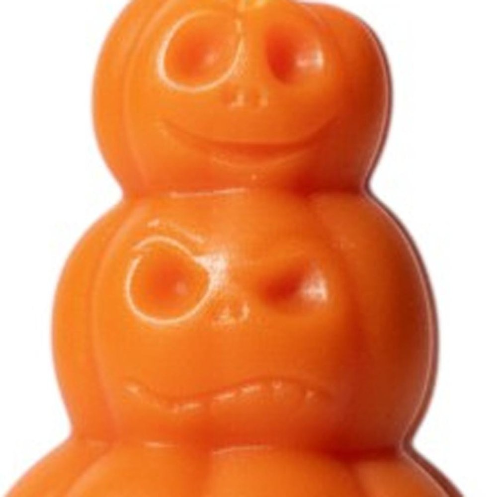 3" Orange Pumpkin And Apple Scented Dimensional Pumpkin Candle Novelty Novelty