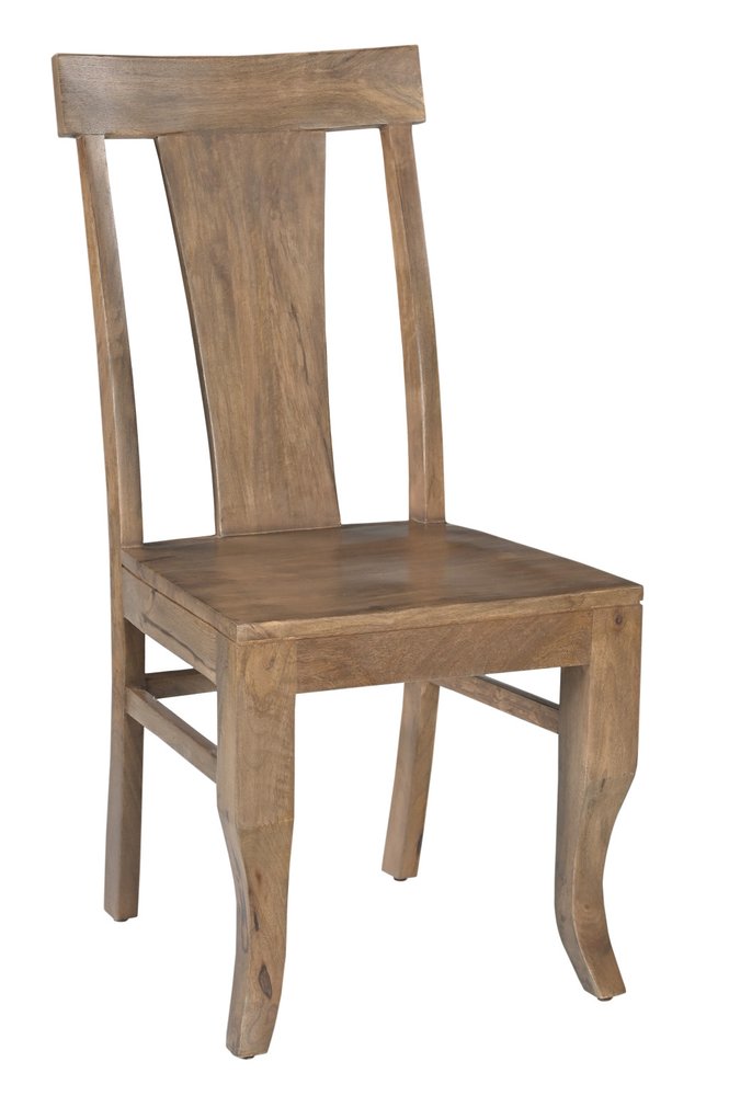 Nine Piece Brown Solid Wood Dining Set with Eight Chairs - with Set of 8 Slat Back Chairs