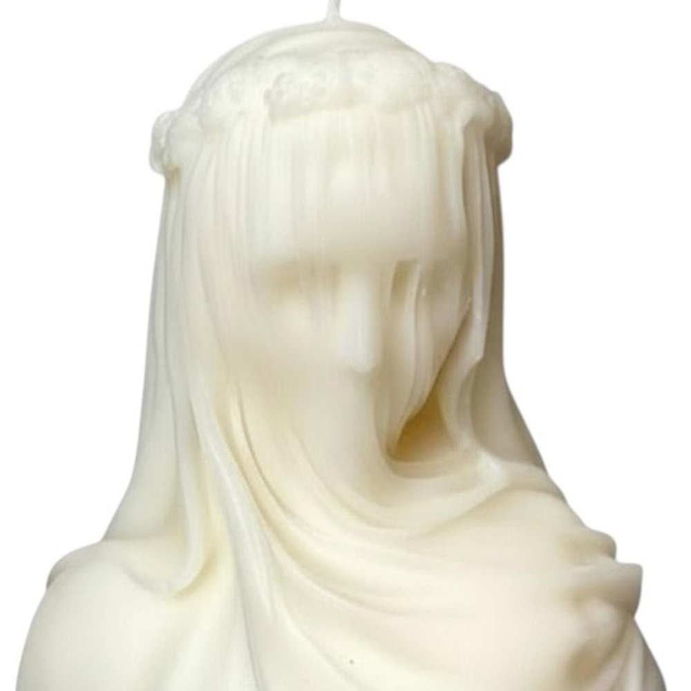 6" Ivory Vanilla Scented Dimensional Lady Candle Novelty Novelty