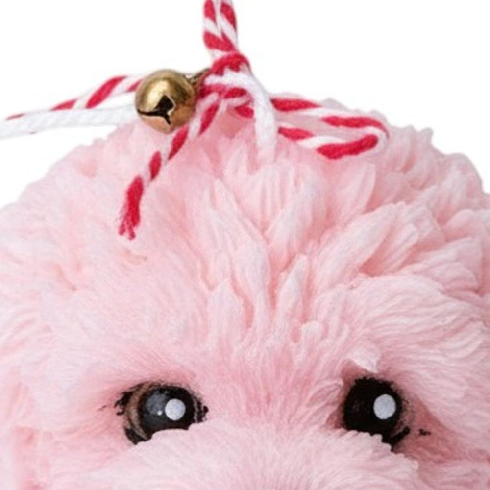 2" Pink Unscented Dimensional Dog Candle Novelty Novelty