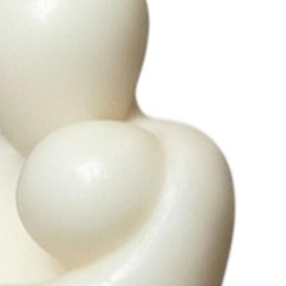 2" White Unscented Mother And Child Dimensional Candle