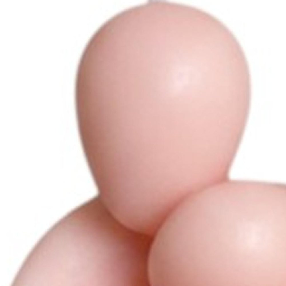 2" Peach Creamy Vanilla Scented Mother And Child Dimensional Candle