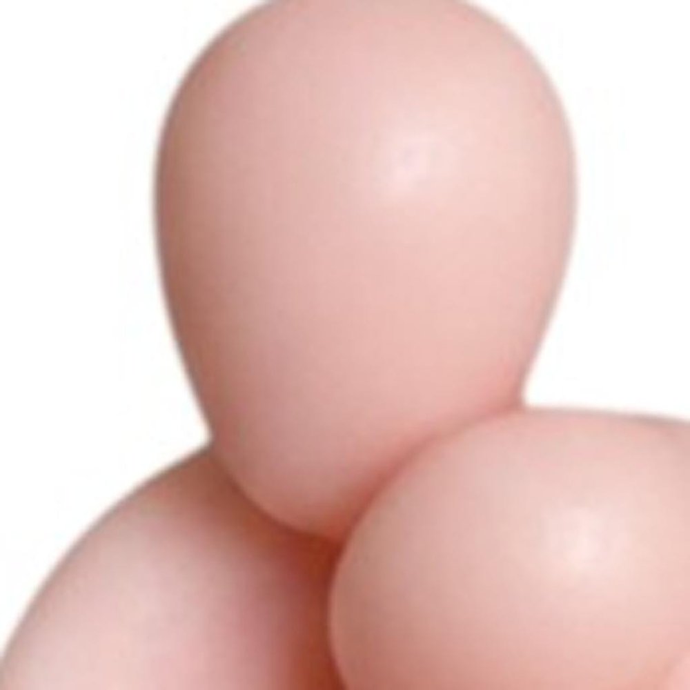 2" Peach Creamy Vanilla Scented Mother And Child Dimensional Candle