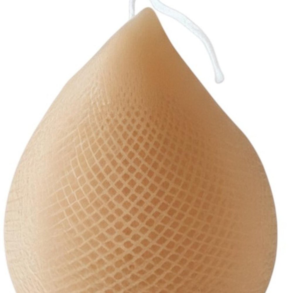 5" Brown Unscented Dimensional Teardrop Candle Novelty Novelty