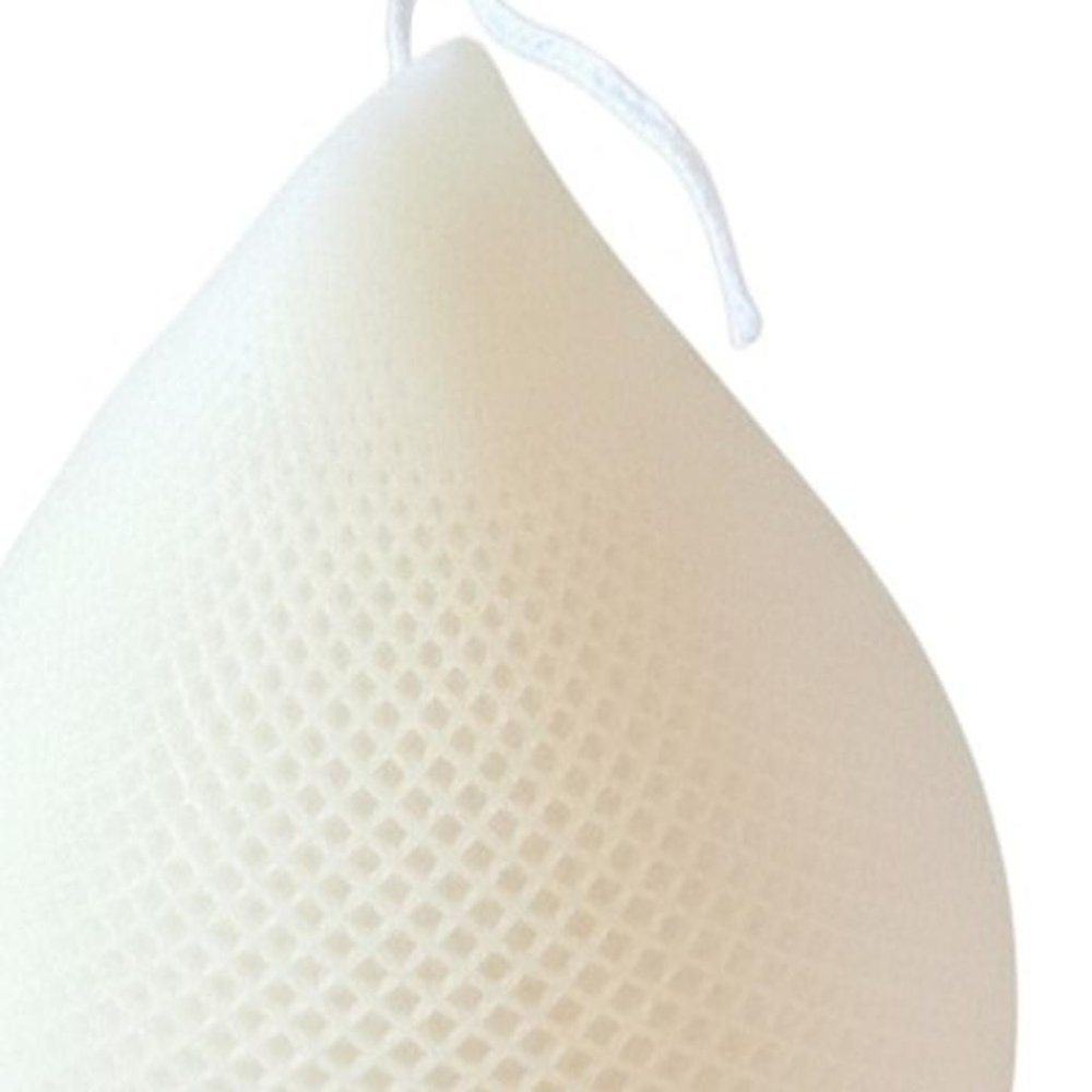 5" Ivory Black Ice Scented Dimensional Teardrop Candle Novelty Novelty