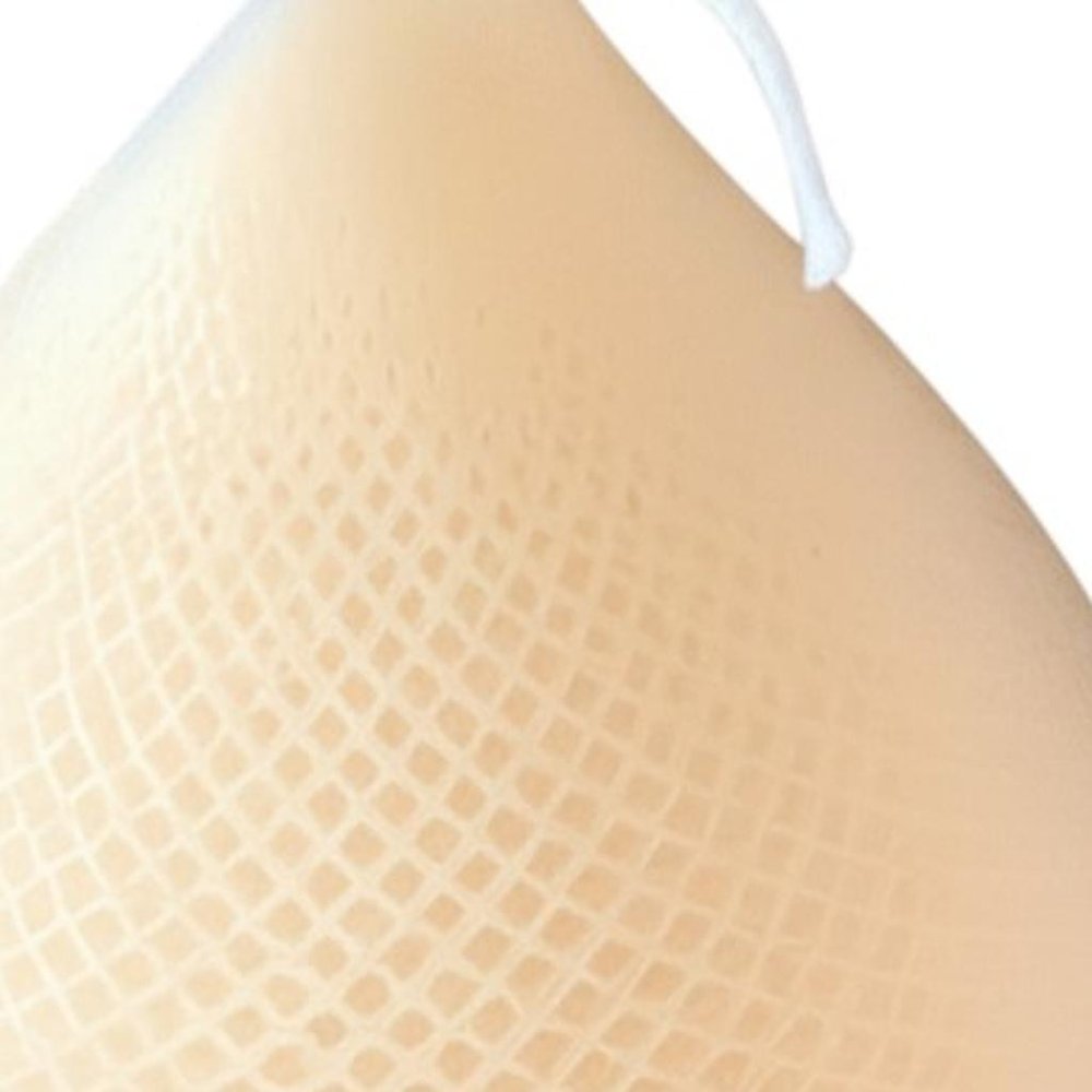 5" Peach Black Ice Scented Dimensional Teardrop Candle Novelty Novelty