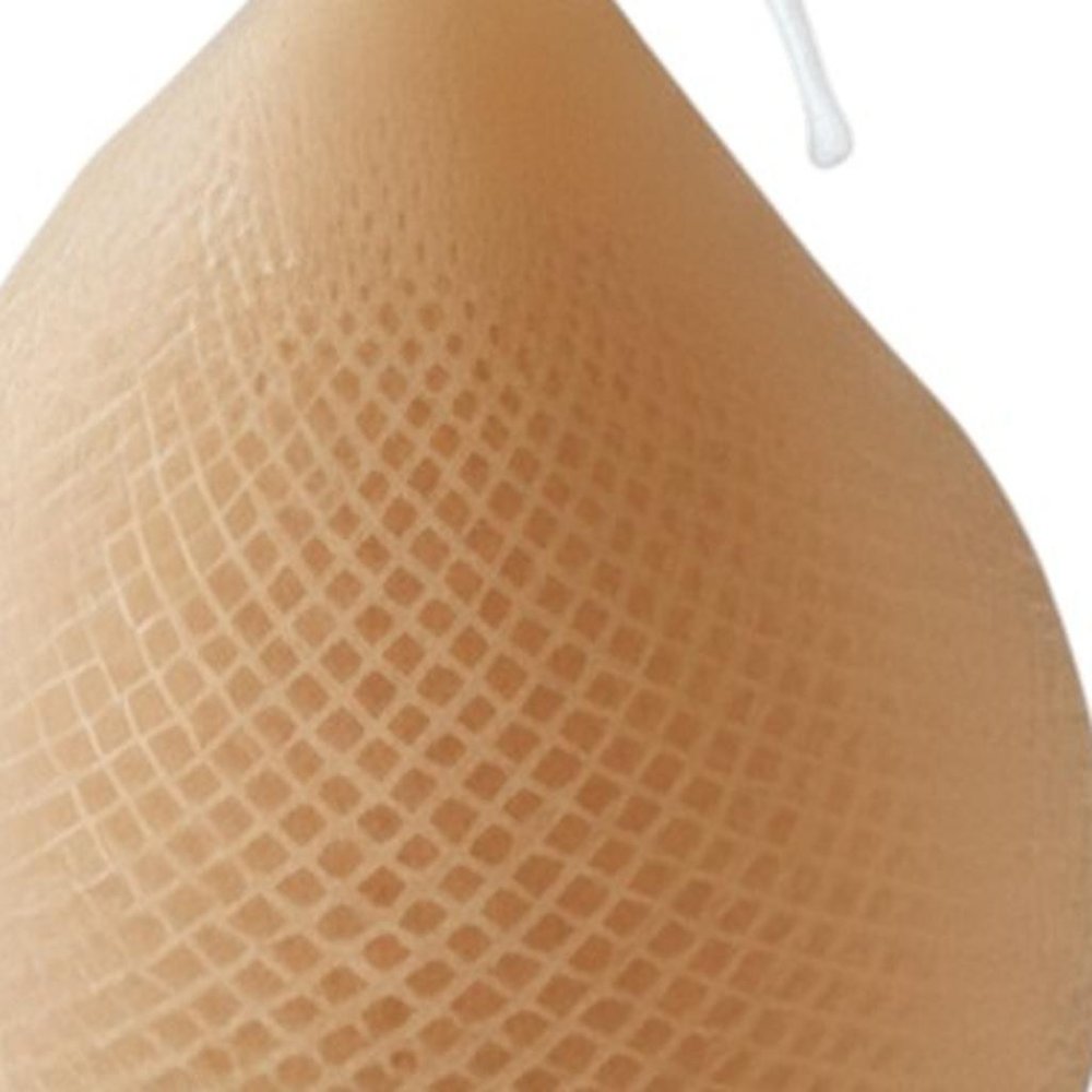 5" Brown Black Ice Scented Dimensional Teardrop Candle Novelty Novelty