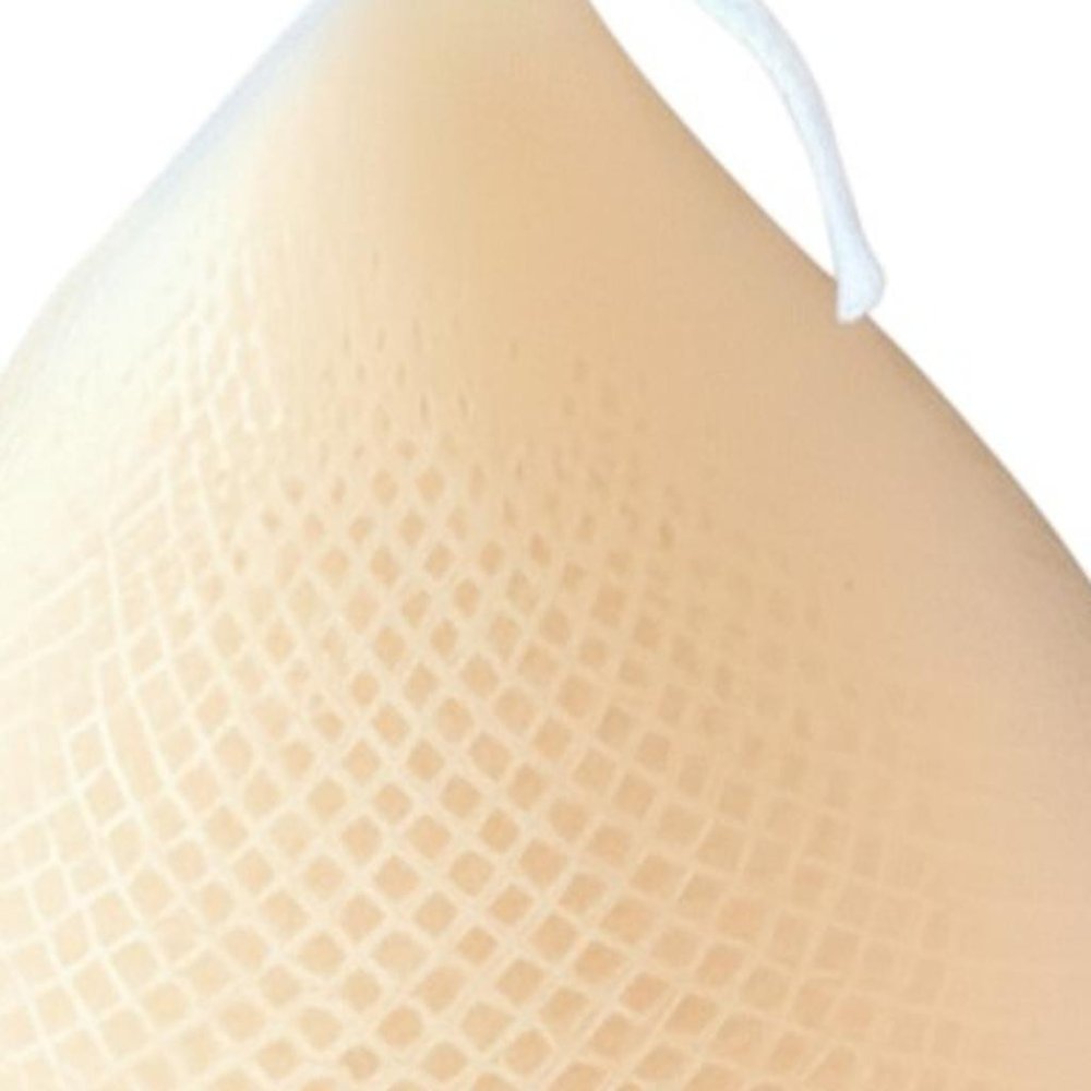 5" Peach Black Ice Scented Dimensional Teardrop Candle Novelty Novelty