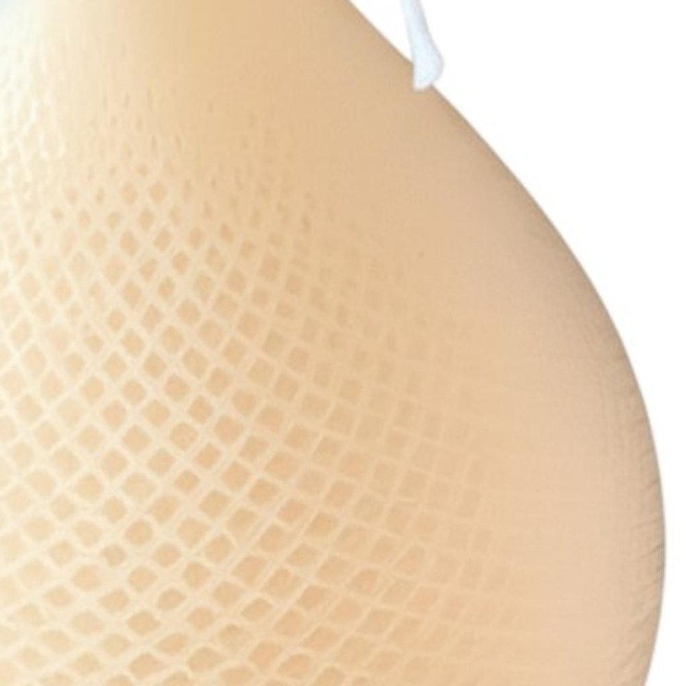 5" Peach Black Ice Scented Dimensional Teardrop Candle Novelty Novelty