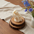 3" Ivory Unscented Baby Dimensional Candle