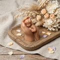 3" Bronze Unscented Baby Dimensional Candle